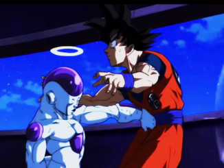 fireza punching goku